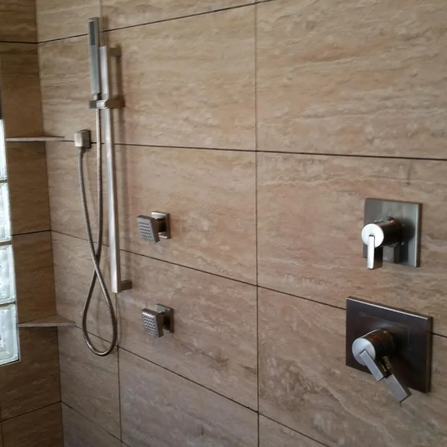 Shower fixture installation for Water Heater Replacement in Rio Rancho